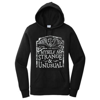 I Myself Am Strange And Unusual Women's Pullover Hoodie