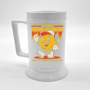 I Made A Poopy And My Tummy Felt Better Adult Humor Meme Beer Stein