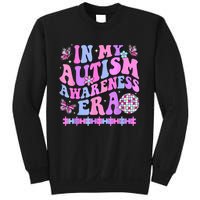 In My Autism Awareness Era Retro Disco In April We Wear Blue Sweatshirt