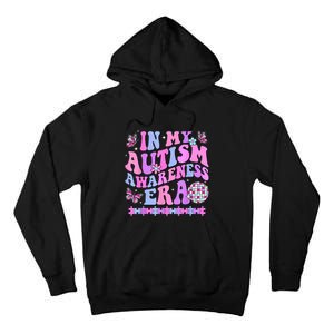 In My Autism Awareness Era Retro Disco In April We Wear Blue Tall Hoodie