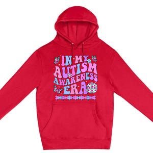 In My Autism Awareness Era Retro Disco In April We Wear Blue Premium Pullover Hoodie