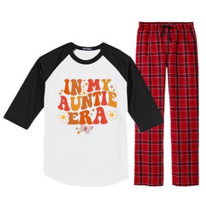 In My Auntie Era Baby Announcement Cute For Cool Auntie Club Raglan Sleeve Pajama Set