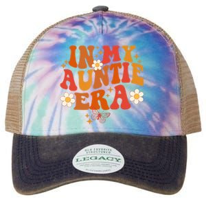 In My Auntie Era Baby Announcement Cute For Cool Auntie Club Legacy Tie Dye Trucker Hat