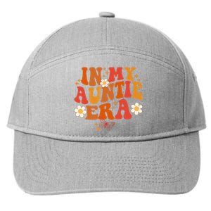 In My Auntie Era Baby Announcement Cute For Cool Auntie Club 7-Panel Snapback Hat