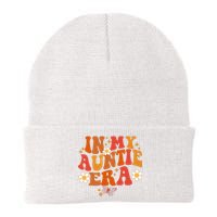 In My Auntie Era Baby Announcement Cute For Cool Auntie Club Knit Cap Winter Beanie