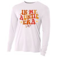 In My Auntie Era Baby Announcement Cute For Cool Auntie Club Cooling Performance Long Sleeve Crew