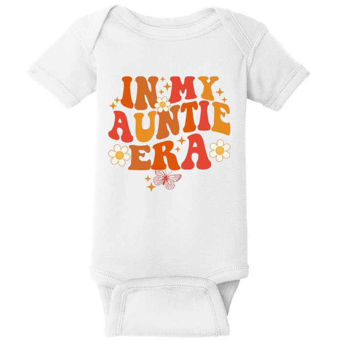 In My Auntie Era Baby Announcement Cute For Cool Auntie Club Baby Bodysuit