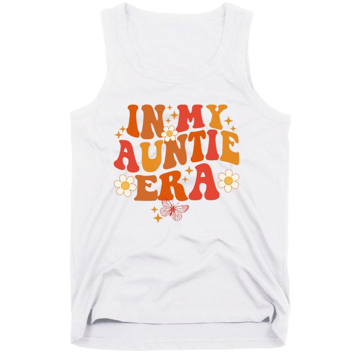 In My Auntie Era Baby Announcement Cute For Cool Auntie Club Tank Top