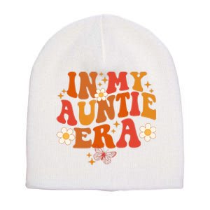 In My Auntie Era Baby Announcement Cute For Cool Auntie Club Short Acrylic Beanie