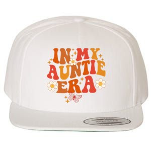 In My Auntie Era Baby Announcement Cute For Cool Auntie Club Wool Snapback Cap