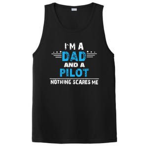 I M A Dad And A Pilot Airplane Aviation Pilot Dads PosiCharge Competitor Tank