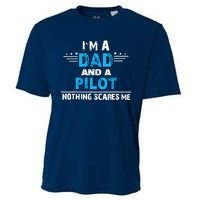 I M A Dad And A Pilot Airplane Aviation Pilot Dads Cooling Performance Crew T-Shirt