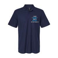 I M A Dad And A Pilot Airplane Aviation Pilot Dads Softstyle Adult Sport Polo