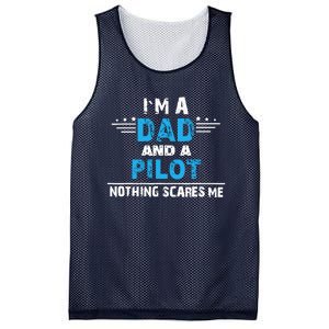 I M A Dad And A Pilot Airplane Aviation Pilot Dads Mesh Reversible Basketball Jersey Tank