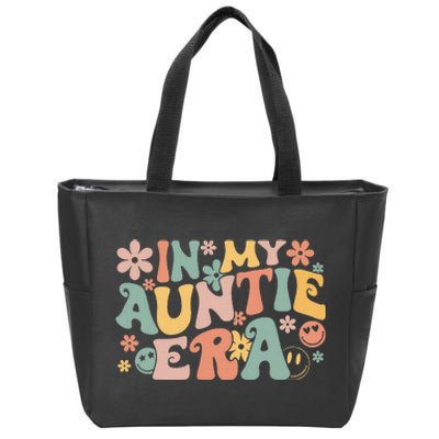 In My Auntie Era Baby Announcement For Aunt MotherS Day Zip Tote Bag