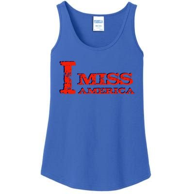 I Miss America Patriotic Gift Ladies Essential Tank