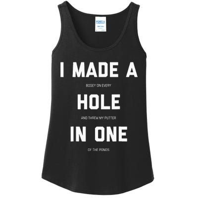 I Made A Bogey On Every Hole And Threw My Putter In One Ladies Essential Tank