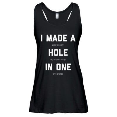 I Made A Bogey On Every Hole And Threw My Putter In One Ladies Essential Flowy Tank