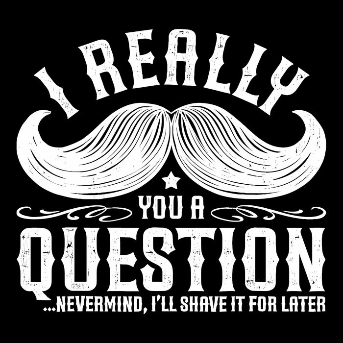 I Must Ask You A Question Funny Moustache Nerd Impact Tech Backpack