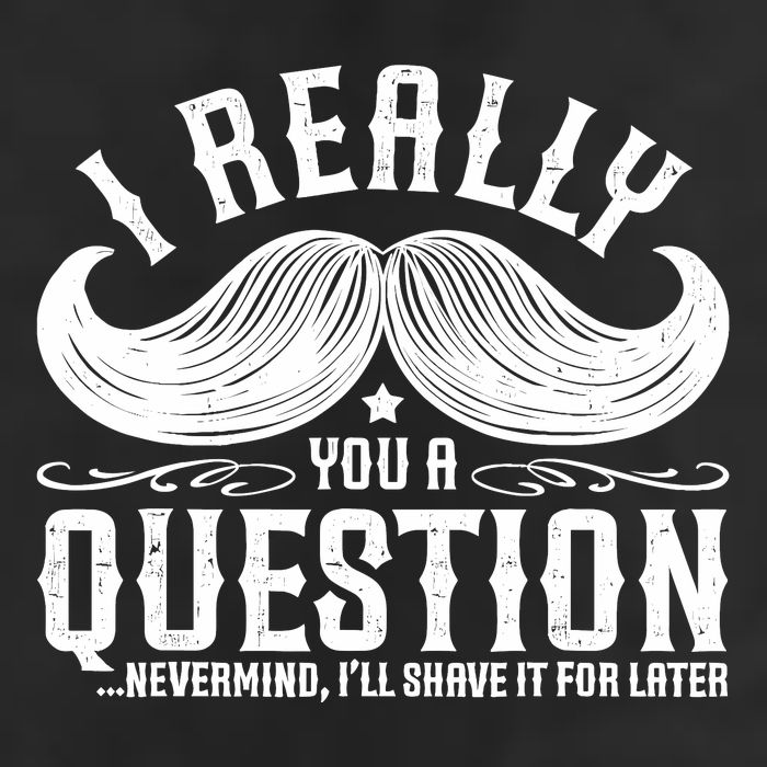 I Must Ask You A Question Funny Moustache Nerd Crop Fleece Hoodie