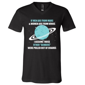 If Men Are From Mars And Women Are From Venus I Assume Those V-Neck T-Shirt