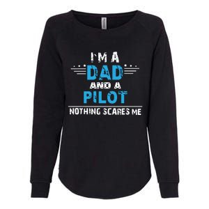 I M A Dad And A Pilot Airplane Aviation Pilot Dads Womens California Wash Sweatshirt