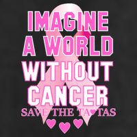 Imagine A World Without Cancer Save The Tatas Cool Comfort Performance Bucket Hat