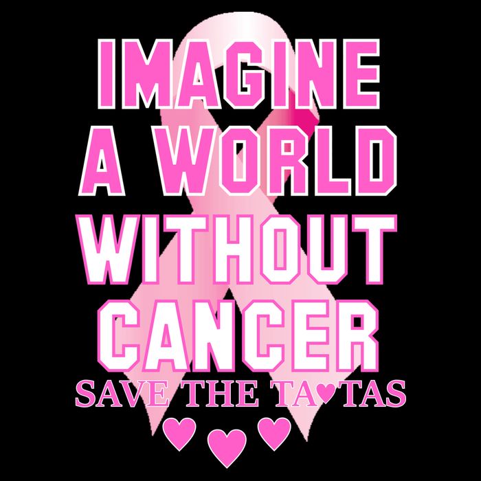 Imagine A World Without Cancer Save The Tatas USA-Made Doggie Bandana