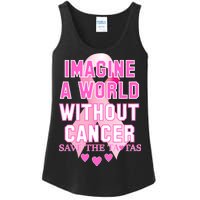 Imagine A World Without Cancer Save The Tatas Ladies Essential Tank