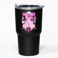 Imagine A World Without Cancer Save The Tatas Tumbler