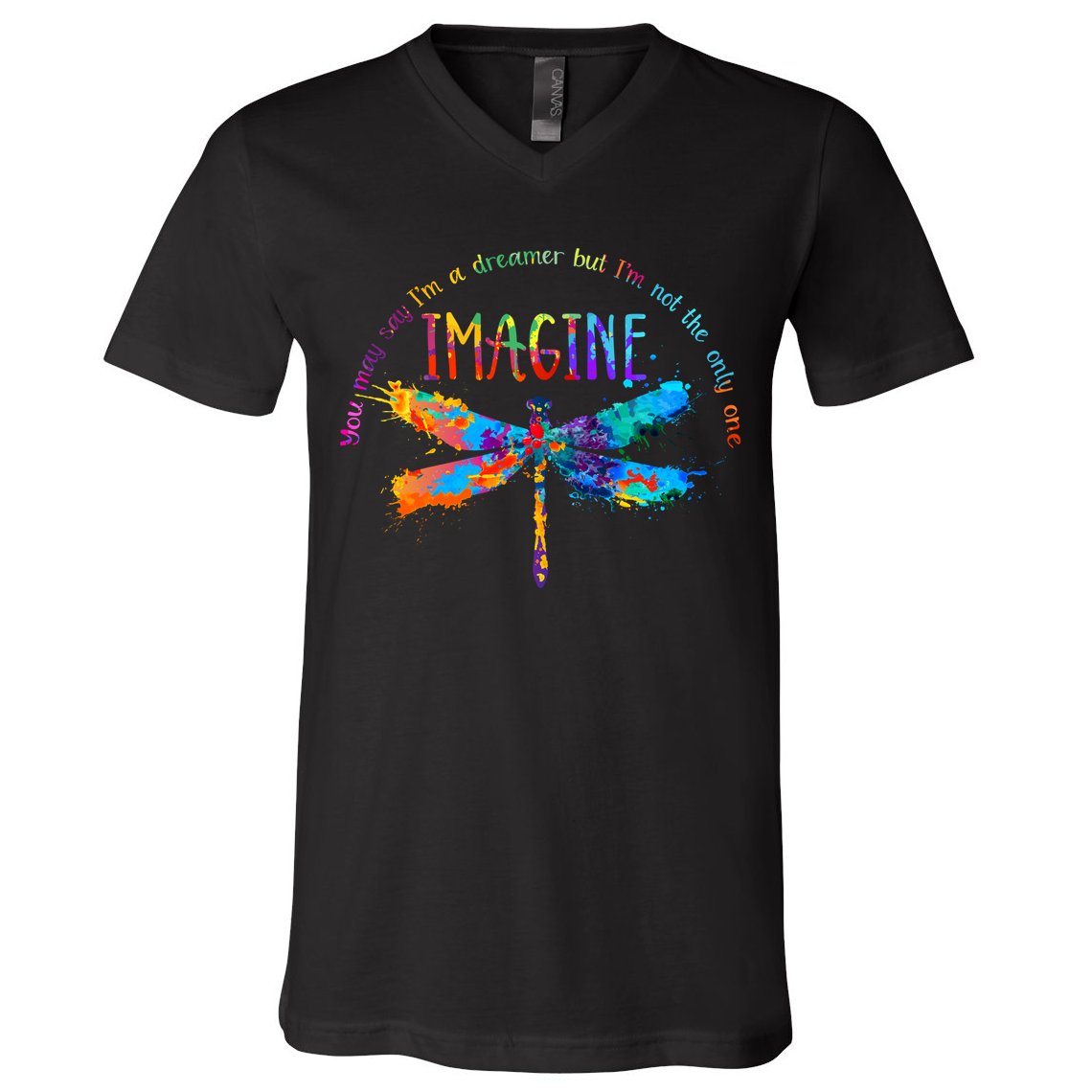 Imagine Dragonfly Dreamer V-Neck T-Shirt