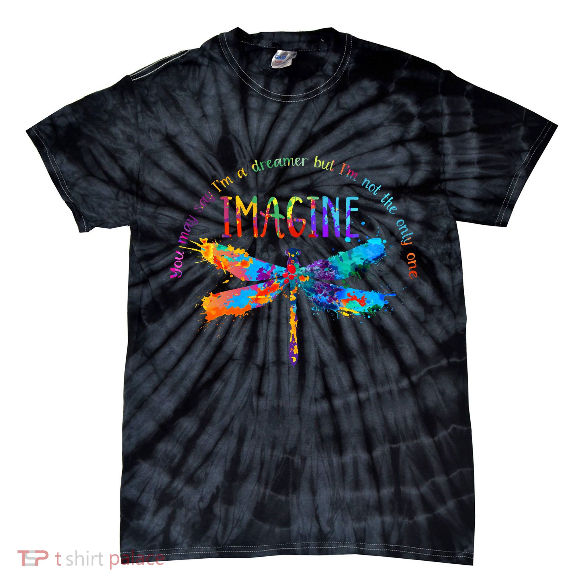 Imagine Dragonfly Dreamer Tie-Dye T-Shirt