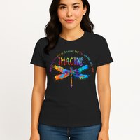 Imagine Dragonfly Dreamer Womens T-Shirt