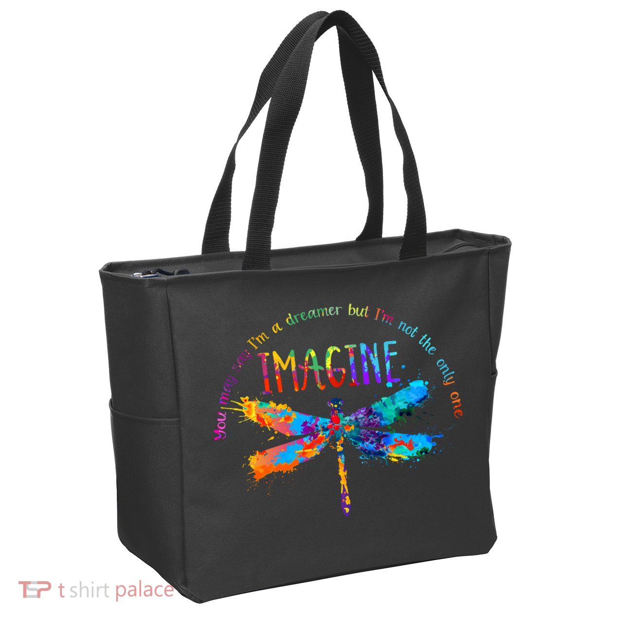Imagine Dragonfly Dreamer Zip Tote Bag
