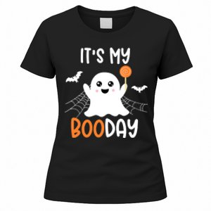 Its My Boo Day Cute Halloween Birthday Ghost Boy Girl Women's T-Shirt