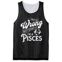 I May Be Wrong But I Doubt It Funny Sarcastic Mesh Reversible Basketball Jersey Tank