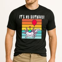 Its My Birthday Axolotl Party Hat & Balloon Cooling Performance Crew T-Shirt