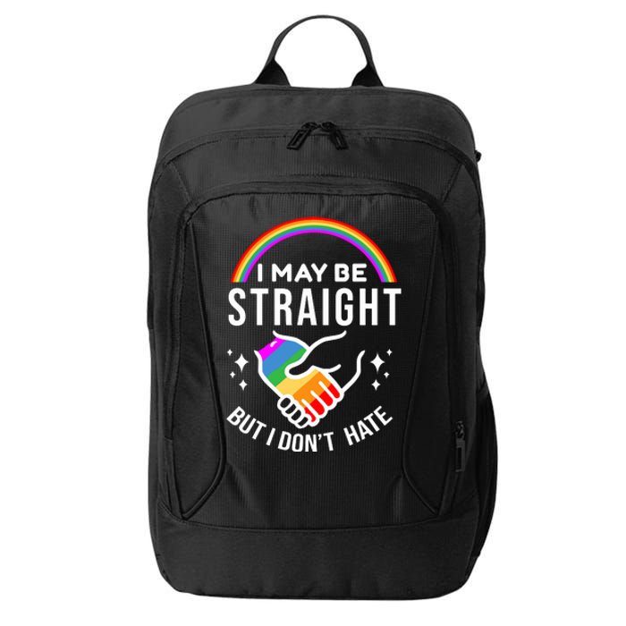 I May Be Straight But I Dont Hate Pride City Backpack