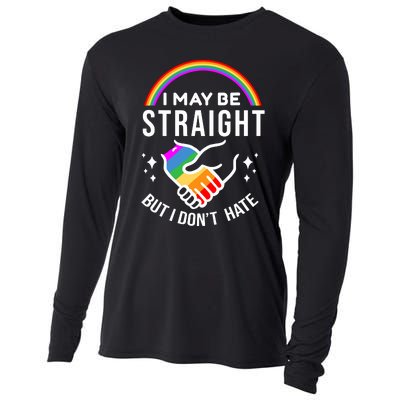 I May Be Straight But I Dont Hate Pride Cooling Performance Long Sleeve Crew