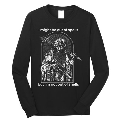 I Might Be Out Of Spells But IM Not Out Of Shells Long Sleeve Shirt