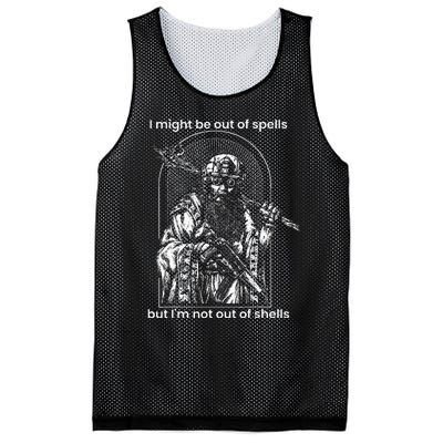 I Might Be Out Of Spells But IM Not Out Of Shells Mesh Reversible Basketball Jersey Tank