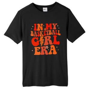 In My Basketball Girl Era Retro Groovy Basketball Girl Tall Fusion ChromaSoft Performance T-Shirt