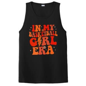 In My Basketball Girl Era Retro Groovy Basketball Girl PosiCharge Competitor Tank