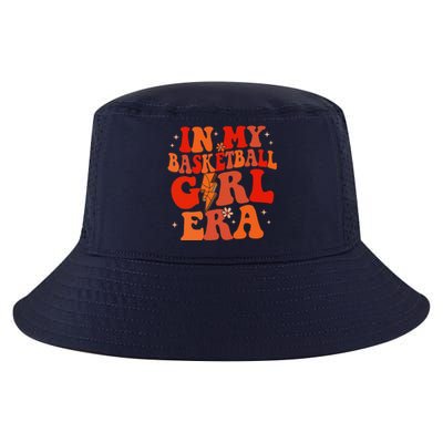 In My Basketball Girl Era Retro Groovy Basketball Girl Cool Comfort Performance Bucket Hat