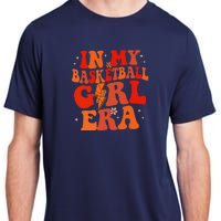 In My Basketball Girl Era Retro Groovy Basketball Girl Adult ChromaSoft Performance T-Shirt