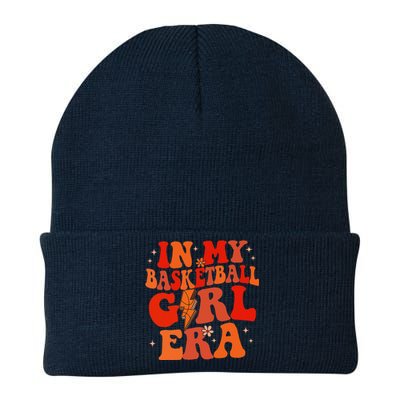 In My Basketball Girl Era Retro Groovy Basketball Girl Knit Cap Winter Beanie