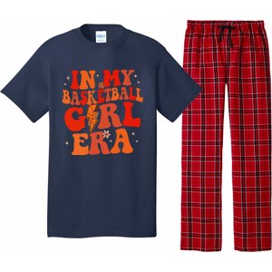 In My Basketball Girl Era Retro Groovy Basketball Girl Pajama Set