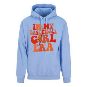 In My Basketball Girl Era Retro Groovy Basketball Girl Unisex Surf Hoodie