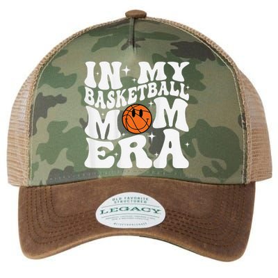 In My Basketball Mom Era Basketball Lover Mom Sport Legacy Tie Dye Trucker Hat