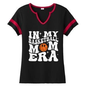 In My Basketball Mom Era Basketball Lover Mom Sport Ladies Halftime Notch Neck Tee